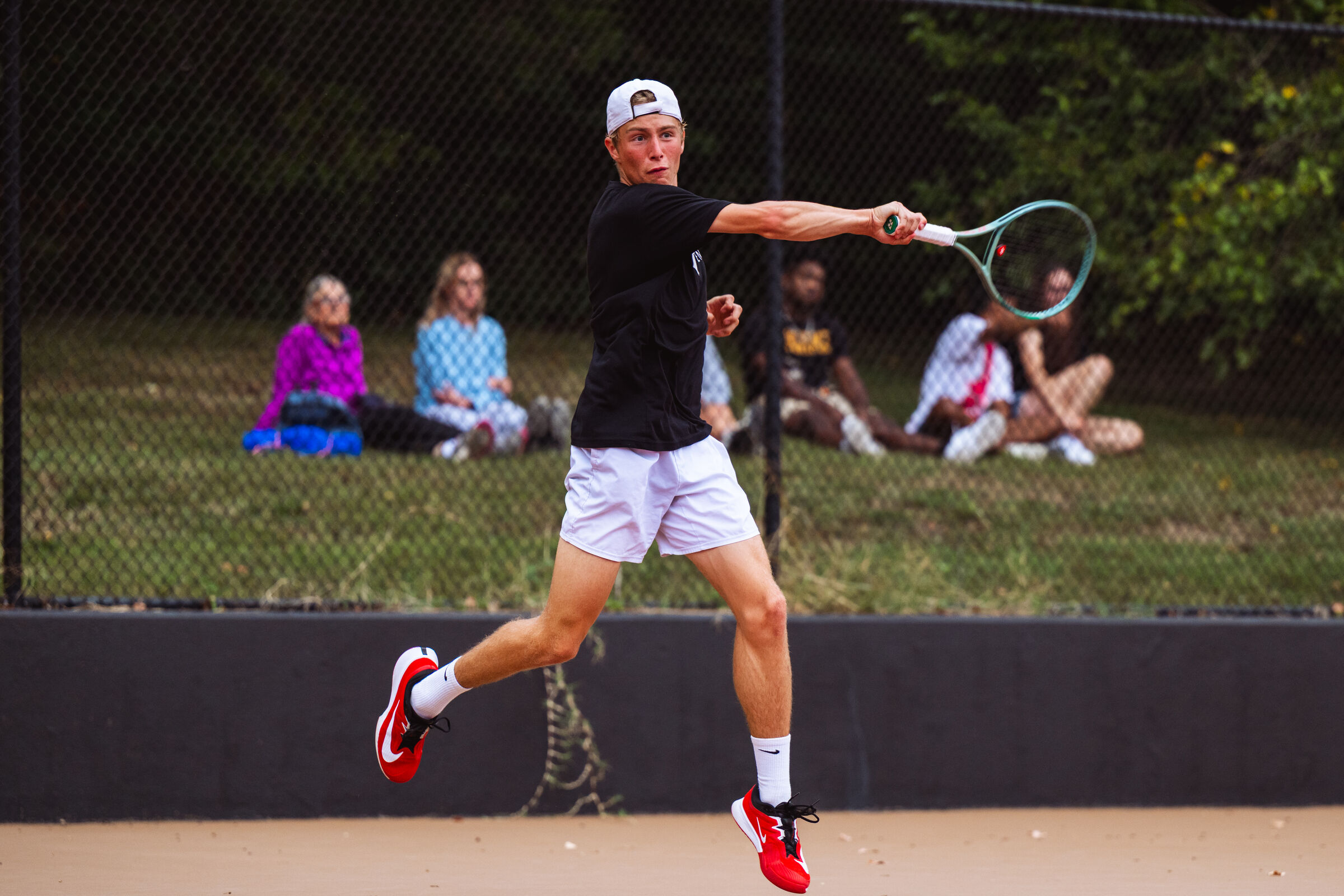 Tracen Karrasch jumping forehand